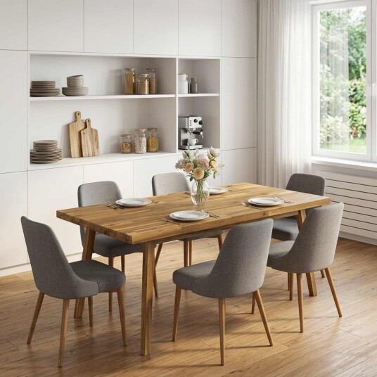 vidaXL Rektangulær Bordplate 130 x 60 x 3,2 cm Rektangulær
