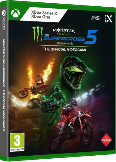 Monster Energy Supercross: The Official Videogame 5 Xbox One/Series X Spill