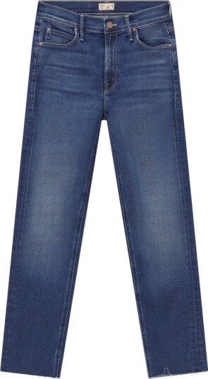 Mother Dame Jeans Blå W27,