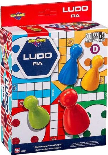 Vini Ludo Reiseforbretspill 2-6 spillere Vini Ludo Reiseforbretspill 2-6 spillere