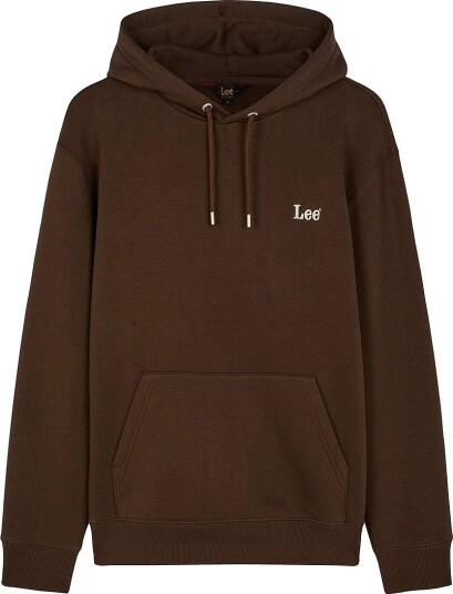 Lee Hettegenser Essential Lee Hoodie Shaved Chocola Brun