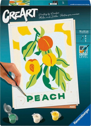 Ravensburger CreArt Mal etter nummer 12+ år Peach