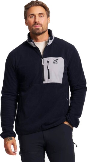 Revolutionrace Herre Overdeler Fleece & midlayers Woodland Half zip Fleece Herre Black S