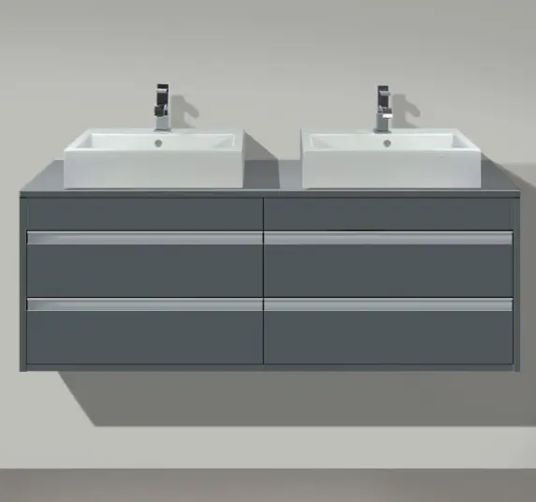 Duravit Ketho Servantskap m/4 skuffer 1400x496 mm Hvit Matt.