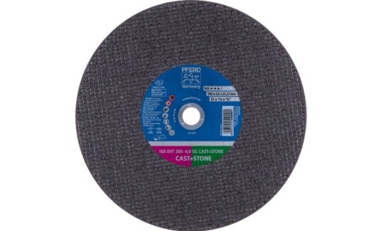 Pferd 100 Eht 300-4,0 Sg Cast+Stone/22,23, Støpejern, Pferd, 2,22 Cm, 30 Cm, 6400 Rpm, 20 Stykker