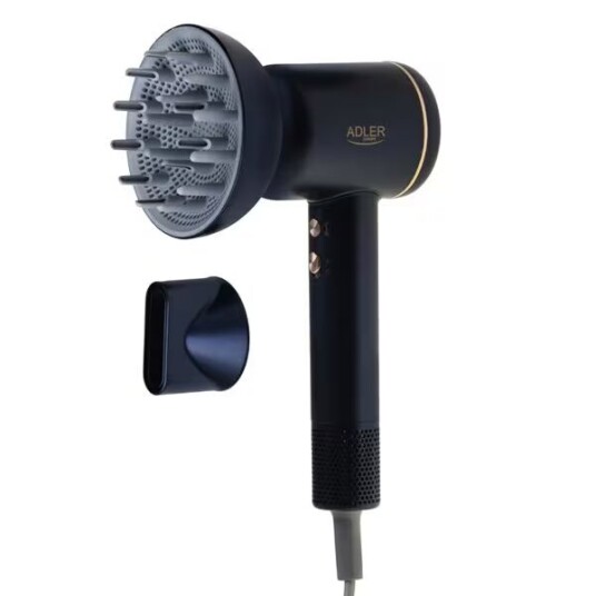 Adler AD 2270b Superspeed Hårføner 3 Temperaturinnstillinger 1600W Sort Adler AD 2270b Superspeed Hårføner 3 Temperaturinnstillinger 1600W Sort