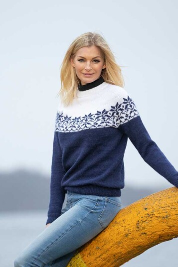 Viking Garn 2008 8 Fleur Genser Viking Garn 2008 8 Fleur Genser