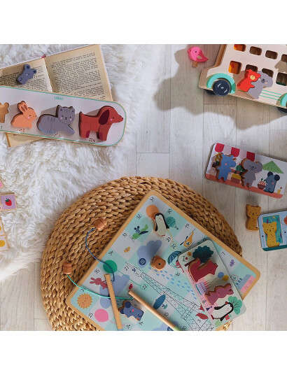 Vilac 4 Games For Toddlers - Multi/patterned - ONE SIZE Vilac 4 Games For Toddlers - Multi/patterned - ONE SIZE