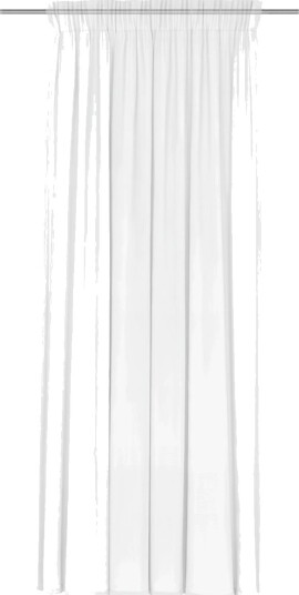 ERWIN M. Tynn gardin Smaragd; 450x245 cm BxH; Hvit ERWIN M. Tynn gardin Smaragd; 450x245 cm BxH; Hvit