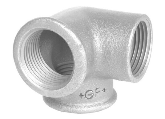 Georg-Fischer Elbow galvanized side outlet 1