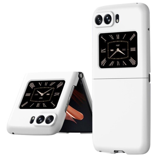 INCOVER Motorola Razr 2022 Hard Plast Bak Deksel - Hvit INCOVER Motorola Razr 2022 Hard Plast Bak Deksel - Hvit