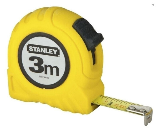 Stanley 0 30 487 Målebånd 3 m 12.7 mm