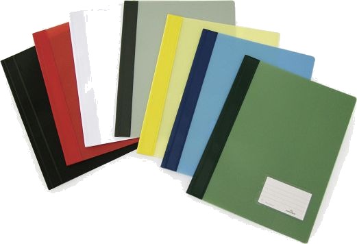 Durable Flat Stangfil Gjennomskinnelig Rød