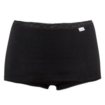 Damella Truser Classic Cotton Maxi Brief Svart bomull X-Large Dame Damella Truser Classic Cotton Maxi Brief Svart bomull X-Large Dame