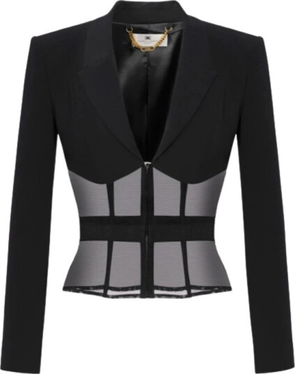 Elisabetta Franchi Dame Jakker Svart M,