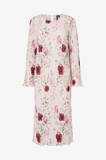 pieces - Kjole pcAmber LS Midi Dress - Rosa pieces - Kjole pcAmber LS Midi Dress - Rosa