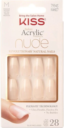 Kiss Salon Acrylic Nude Nails Leilani Kiss Salon Acrylic Nude Nails Leilani