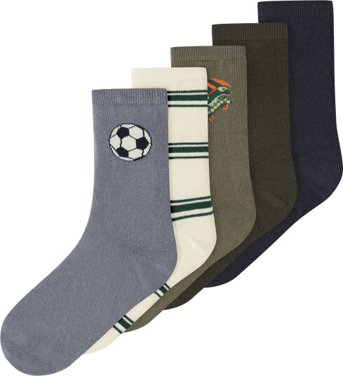 Name It Nkmvaks 5P Sock   Blue   31 33