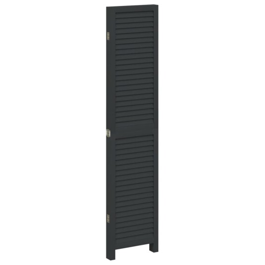  Romdeler 4 paneler svart heltre keisertre 8721012075467