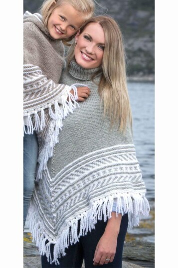 Viking Garn 1411 13 Poncho Dame