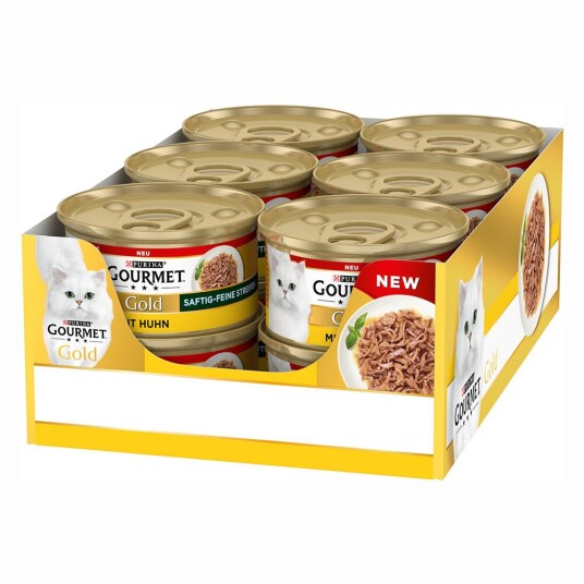Gourmet Gold Saftige Fine Strimler 12 X 85 G Kylling Gourmet Gold Saftige Fine Strimler 12 X 85 G Kylling