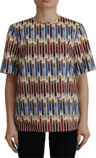 Dolce & Gabbana Dame Topper Flerfarget L, Dolce & Gabbana Dame Topper Flerfarget L,