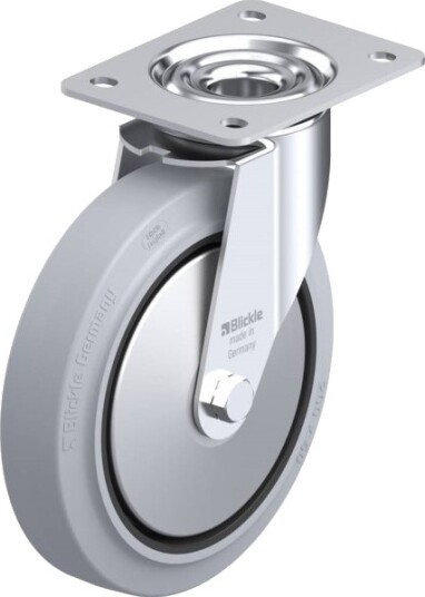 Blickle 850345 Le-Poev 200Xka-Sg-Fa Hjul, Hjuldiameter 200 Mm, Bæreevne (Maks.) 300 Kg, 1 Stk