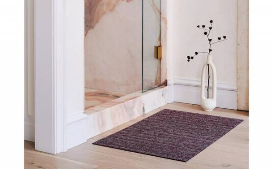 CHILEWICH Skinny Stripe Dørmatte 46x71cm MULBERRY