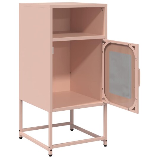 Nattskap Rosa 36x39x78 cm Kaldvalset Stål 8721158372451