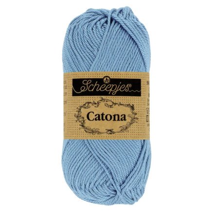 Scheepjes Catona Garn 247 Blå Fugl - 10g Scheepjes Catona Garn 247 Blå Fugl - 10g