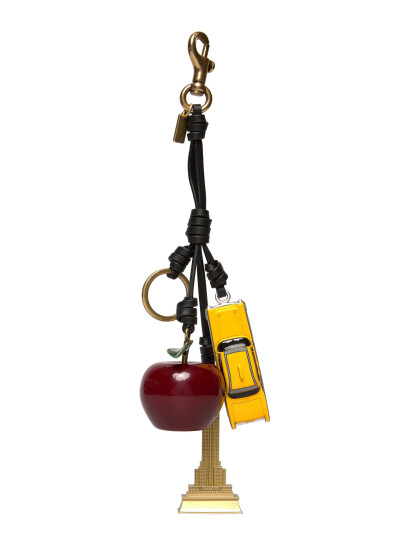 Coach Small New York Cluster Bag Charm   Red   ONE SIZE