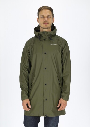 Swedemount Koster Long Coat Dk Olive Xs Regnjakker Swedemount Koster Long Coat Dk Olive Xs Regnjakker