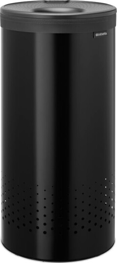 Brabantia vaskkurv med plastlokk 35 L Mattsvart