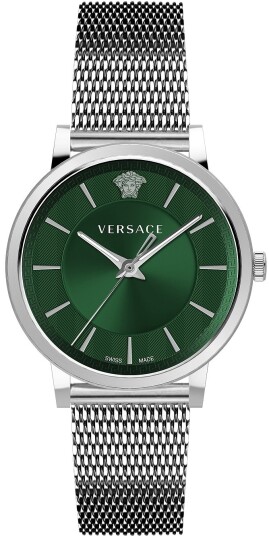 Versace Herreklokke VE5A00620 V Circle Grønn/Stål Ø42 mm