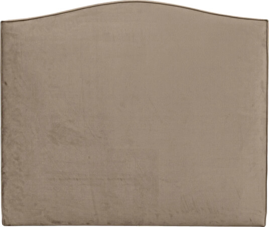 Malta Sengegavl 180 cm - Beige / Fløyel