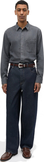 Mads Nørgaard Sky Denim Sune Shirt Grey M