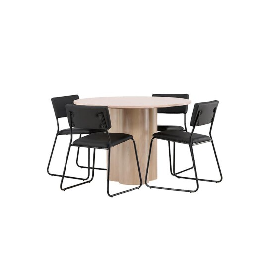 Venture Home Spisegruppe Venture Home Olivia med 4 Kenth Stoler Natur GR22873