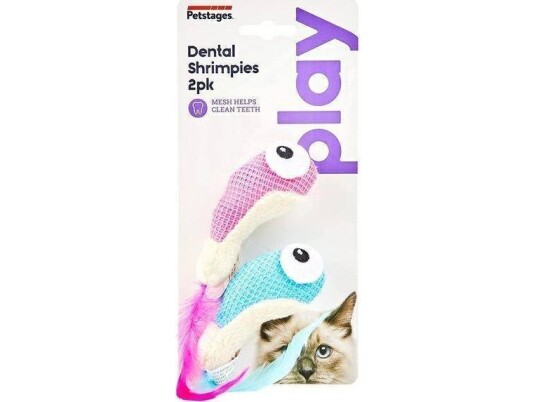 Petstages Petstages Dental Shrimps 2 Stk Katteleke Petstages Petstages Dental Shrimps 2 Stk Katteleke
