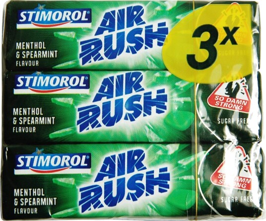 Stimorol Air Rush Menthol & Spearmint tyggegummi - 3-pk.
