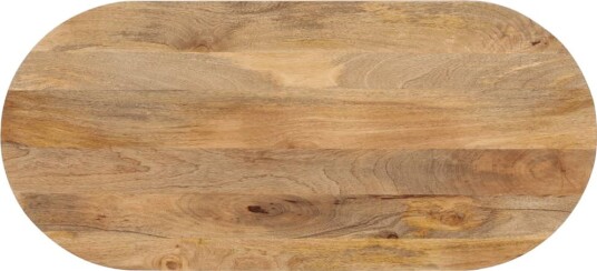 Bordplate 80x40x2,5 cm oval heltre mango Bordplate 80x40x2,5 cm oval heltre mango
