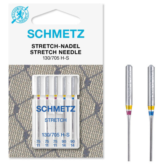 Schmetz Stretchnål ass.75/11-90/14 Nål Stretch 75/11-90/14 assortert