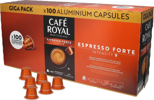 Café Royal | Espresso Forte 100 kapsler til Nespresso®