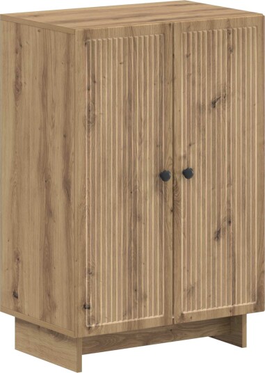 vidaXL Sko Skap EDE 59,5 x 39,5 x 90 cm Konstruert tre Artisan eik