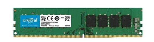 Crucial - DDR4 - module - 16 GB - DIMM 288-pin - 3200 MHz / PC4-25600 - unbuffered Crucial - DDR4 - module - 16 GB - DIMM 288-pin - 3200 MHz / PC4-25600 - unbuffered