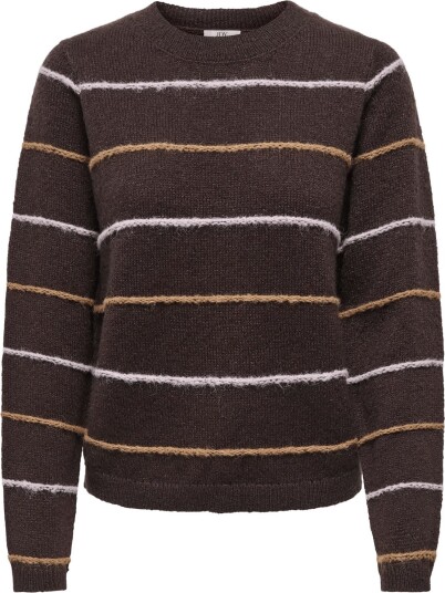 JDY Jdysigrid Life L/S On Struc Pullover Knt COFFEE BEAN M JDY Jdysigrid Life L/S On Struc Pullover Knt COFFEE BEAN M