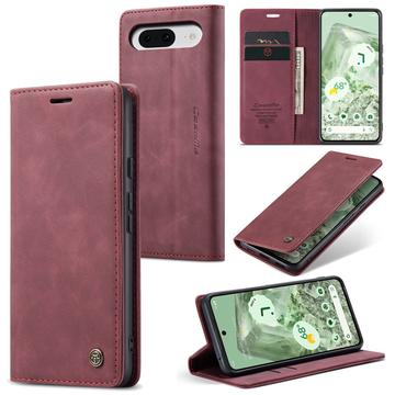 Google Pixel 8a Caseme 013 Series Lommebok-deksel Vinrød