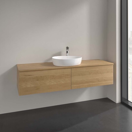 Villeroy & Boch Antao Servantskap med 2 skuffer 160x50x36 cm m/lys Eik Villeroy & Boch Antao Servantskap med 2 skuffer 160x50x36 cm m/lys Eik