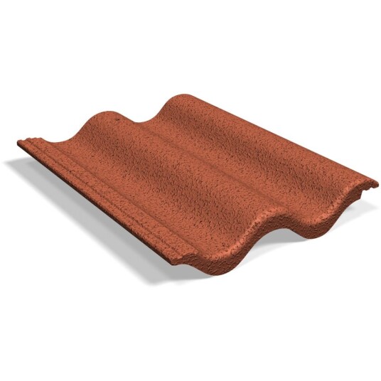 Benders Takstein Palema Dobbelkrum Ru Betong Granitt 4.1kg