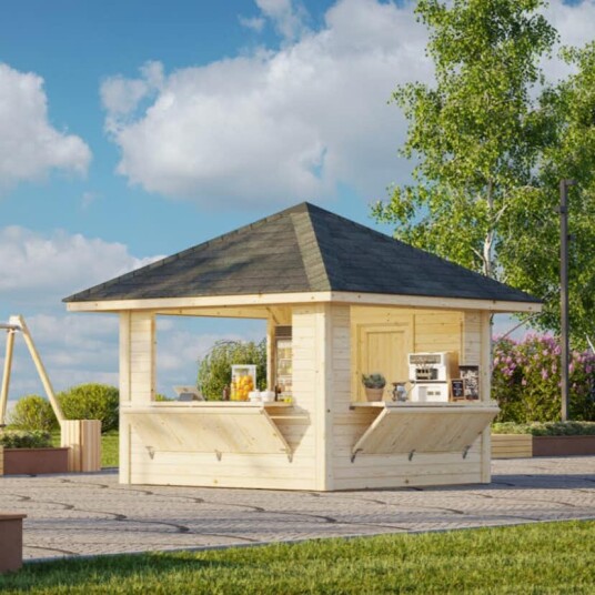 Kiosk Palmako Bianca 106 8,3 m2