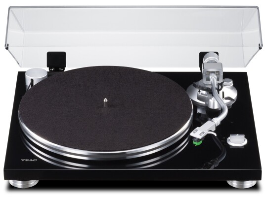 TEAC TN-3B Manuell Platespiller med RIAA Forsterker Svart